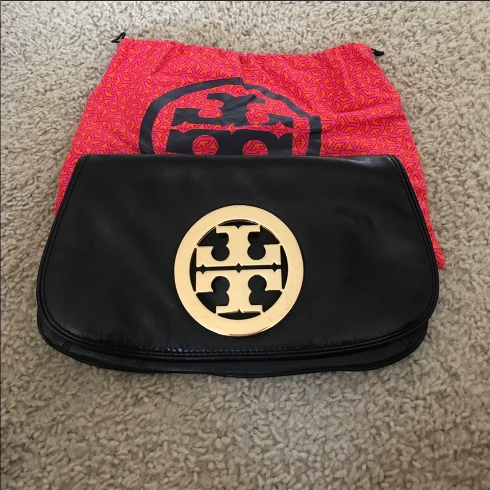 Tory Burch black leather crossbody